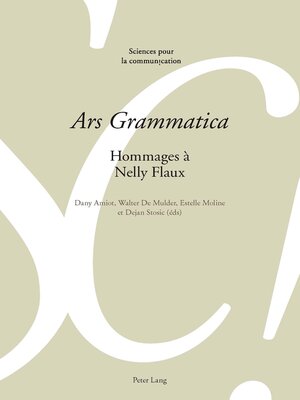 cover image of «Ars Grammatica»